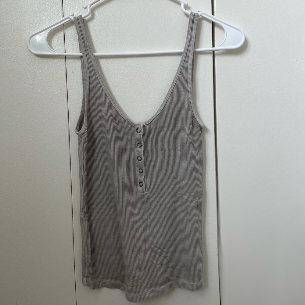 Grey American Eagle Tank Top